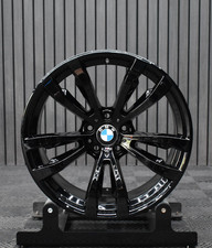 Genuine BMW X5 20" F15 469M Alloy Wheel FRONT Single REFURBISHED GLOSS BLACK x 1