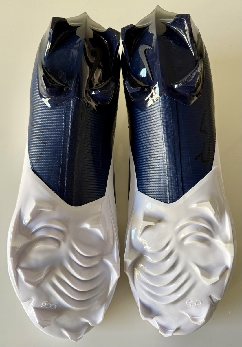 Nike Vapor Edge Pro 360 2 TB Football Cleat (White/ Navy) US  display picture 1