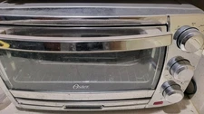 Oster Stainless Steel Airfry/Convection Toaster Oven w/ Timer, & Bake Tray