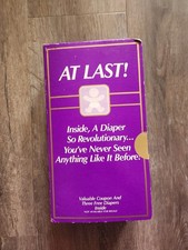 Vintage Luvs Diapers Samples 1987 3 Pack and Coupon Movie Prop Display ThinLarge