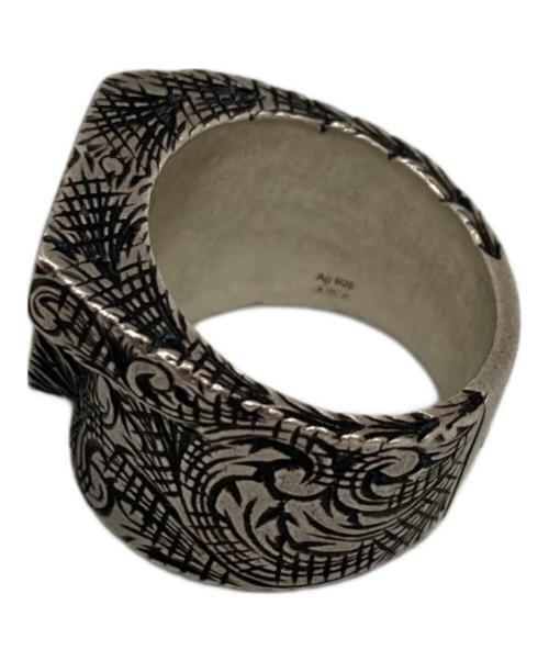 GUCCI arabesque pattern initial ring - image 2