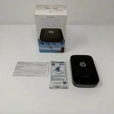 HP Sprocket 100 Portable Black 2"x3" Photo Printer Bluetooth App Zink HP Paper