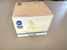 Vintage Pillsbury Doughboy Poppin' Fresh Ceramic Soap Dish With Box 1988