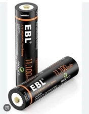 EBL 3.7V 3000mAh Li-ion Battery 11,100mWh 18J