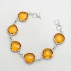 Citrine Gemstone Ethnic Handmade Bracelet Jewelry 13 Gms For Christmas AB 25964