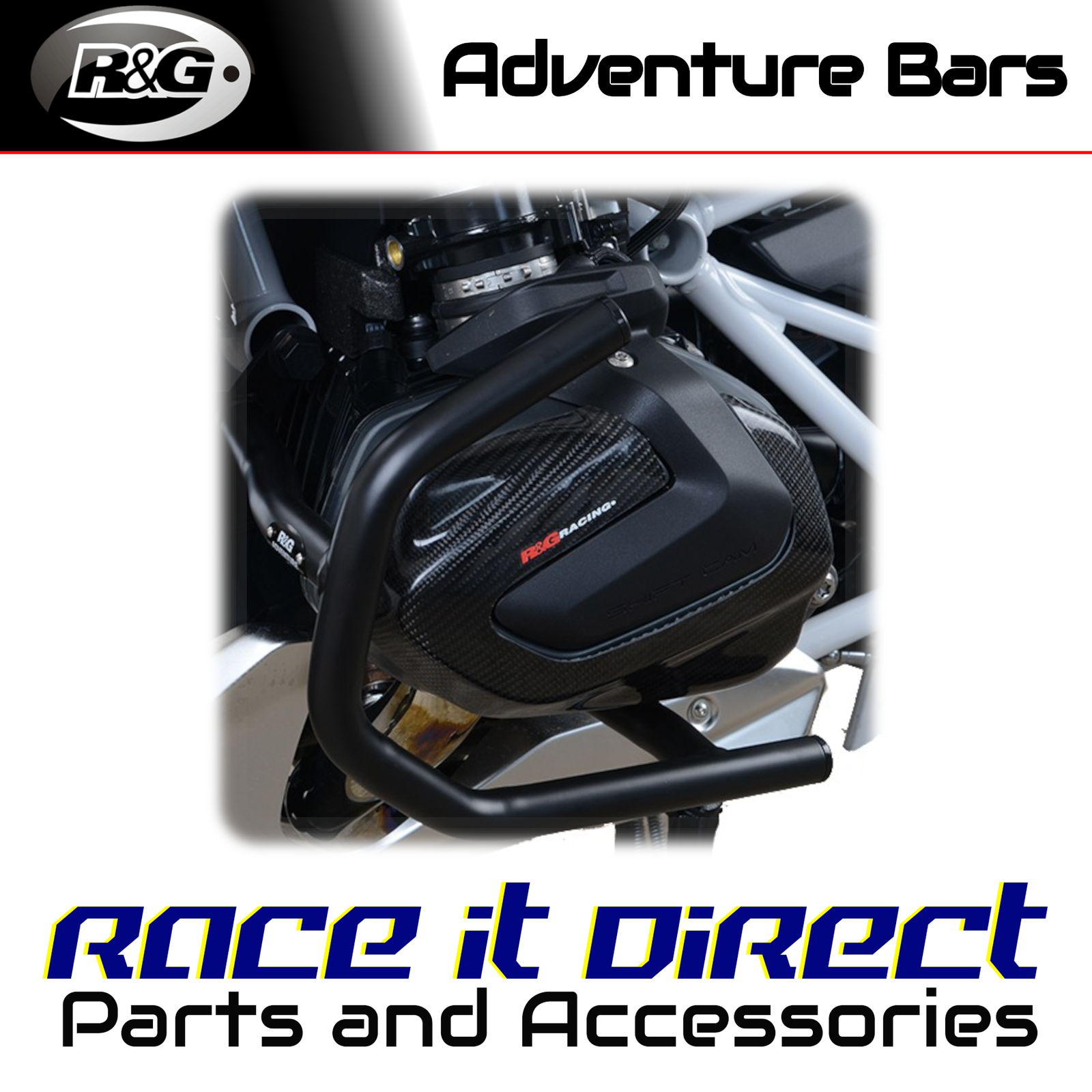 Adventure Bars for BMW R1250R 2019-2021 Silver R&G