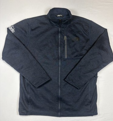 North Face Modelo Beer Navy Fleece Lined Jacket Full Zip Men's Large.