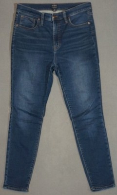 WJ01427 REALLY NICE **J. CREW** 10'' HIGH-RISE SKINNY LEG WOMENS BLUE JEANS sz29