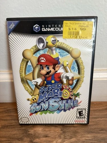 Super Mario Sunshine (Nintendo GameCube, 2002) Box Clean and Tested