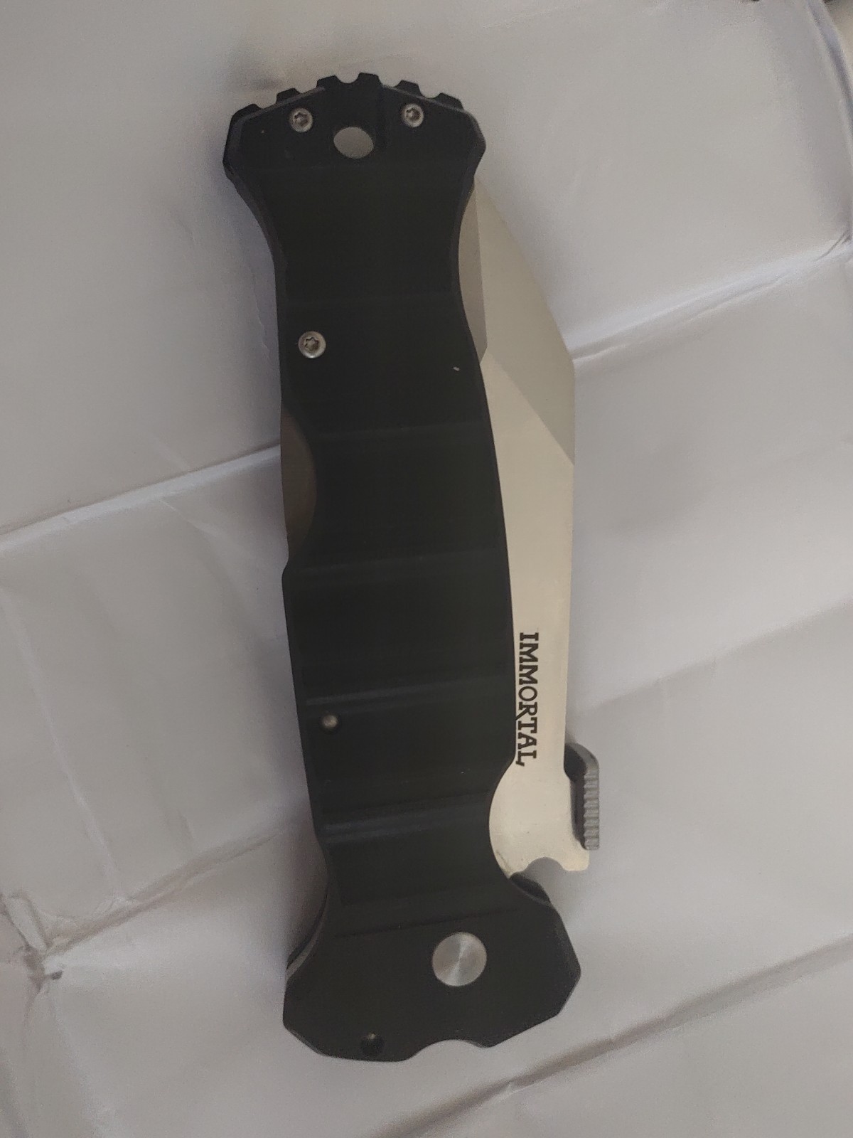 Cold Steel Immortal Black CTS Xhp Alloy Steel G-10 Handle