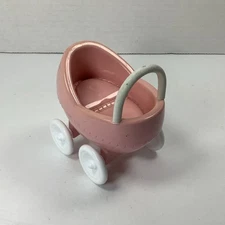 Vintage Little Tikes Dollhouse Size Baby Pink Stroller 80s 90s Toy