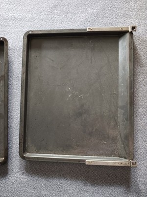 2 flache Backbleche zum Einhängen, Gebraucht, gute Qualität
