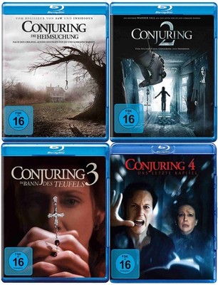 Conjuring 1+2+3+4 im Set # BLU-RAY-SET-NEU