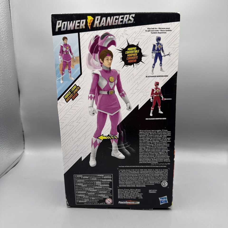 Figura de acción Saban’s Power Rangers - Mighty Morphin Pink Ranger 12” "Nuevo" Foto 3 de 4