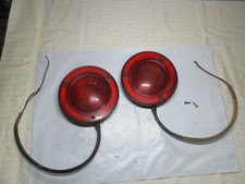 International Scout 80 Ih Taillight Housing With Lens - Pair