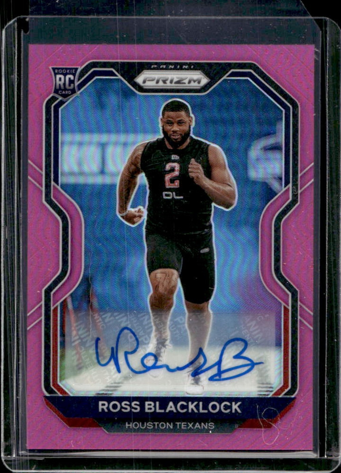 Ross Blacklock Panini Prizm #394 Autograph-Pink