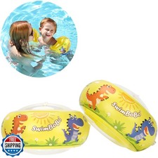 Swimbobo Soft Swimmies Toddler Floaties, Learn-to-Swim Inflatable Pool Floats
