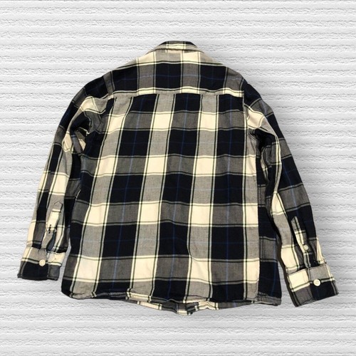 Mayoral Blue Green Plaid Checkered Button Up Polo Shirt Size 8 - Picture 5 of 5