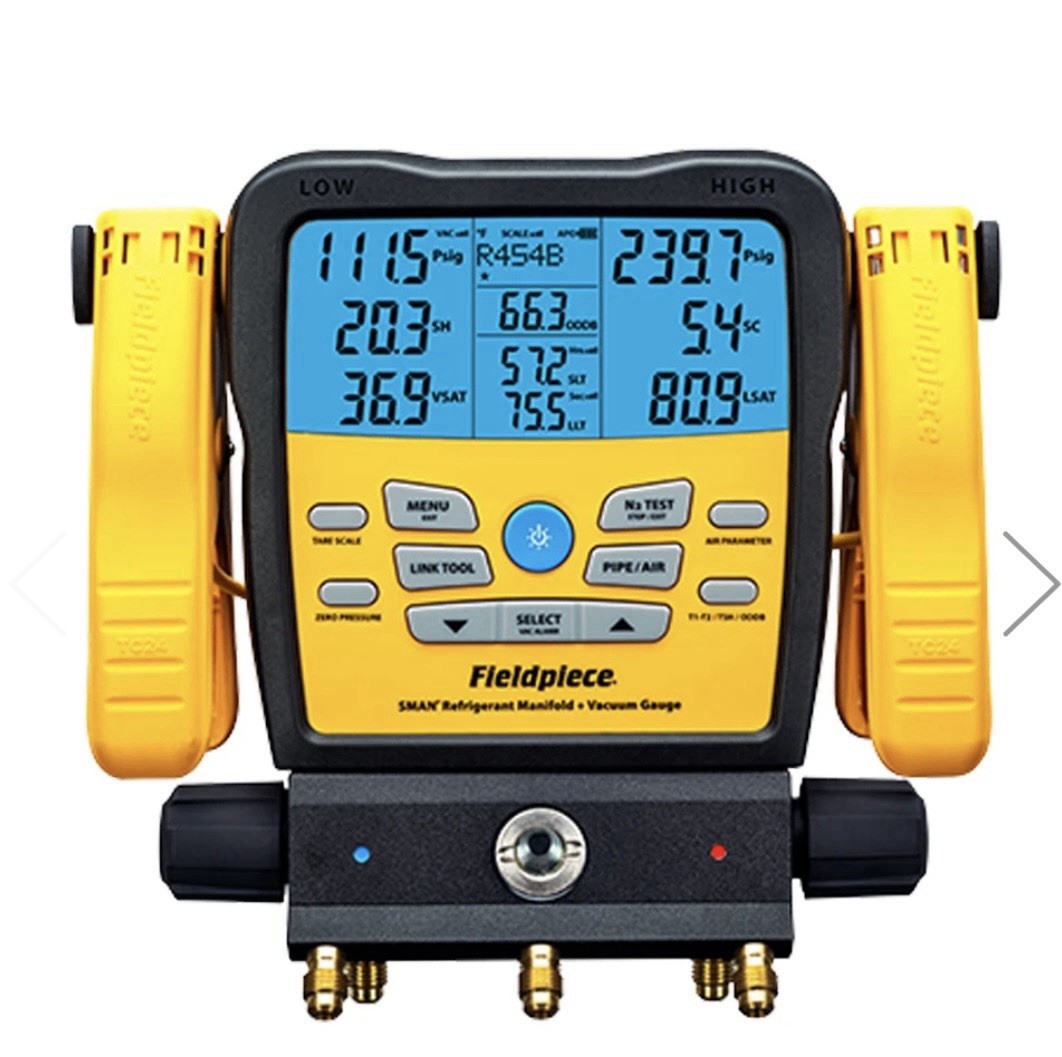 Fieldpiece SM382V Wireless Digital Refrigerant Manifold HVAC Gauge Set FREE SHIP