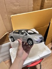118 Scale 20072012 Toyota Yaris Sedan Vios Silver Diecast Model Car