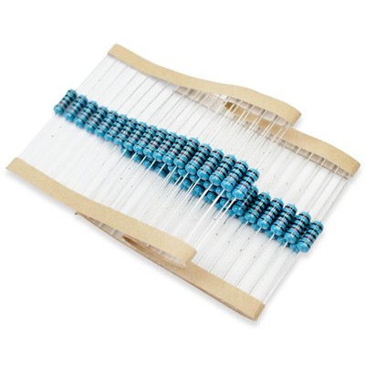 50 Pcs 1W 1% Tolerance 10KΩ Metal Film Resistor Resistor for DIY Project ...
