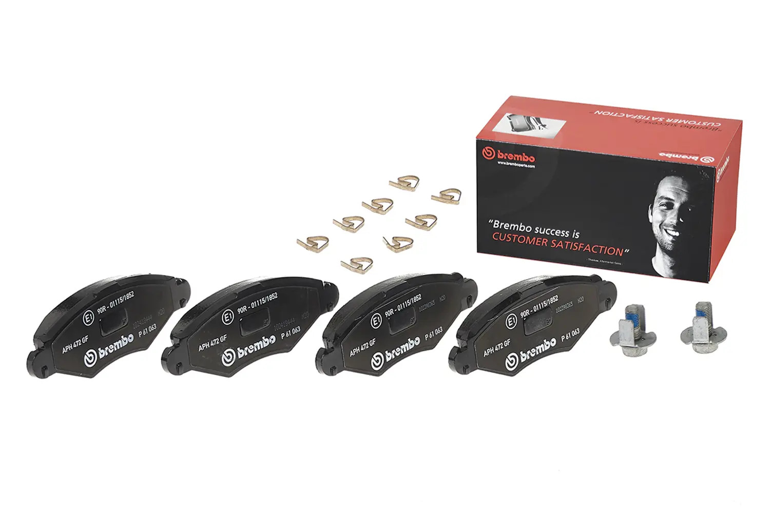Plaquettes de frein Brembo P 61 063 Prime standard premium auto - 2