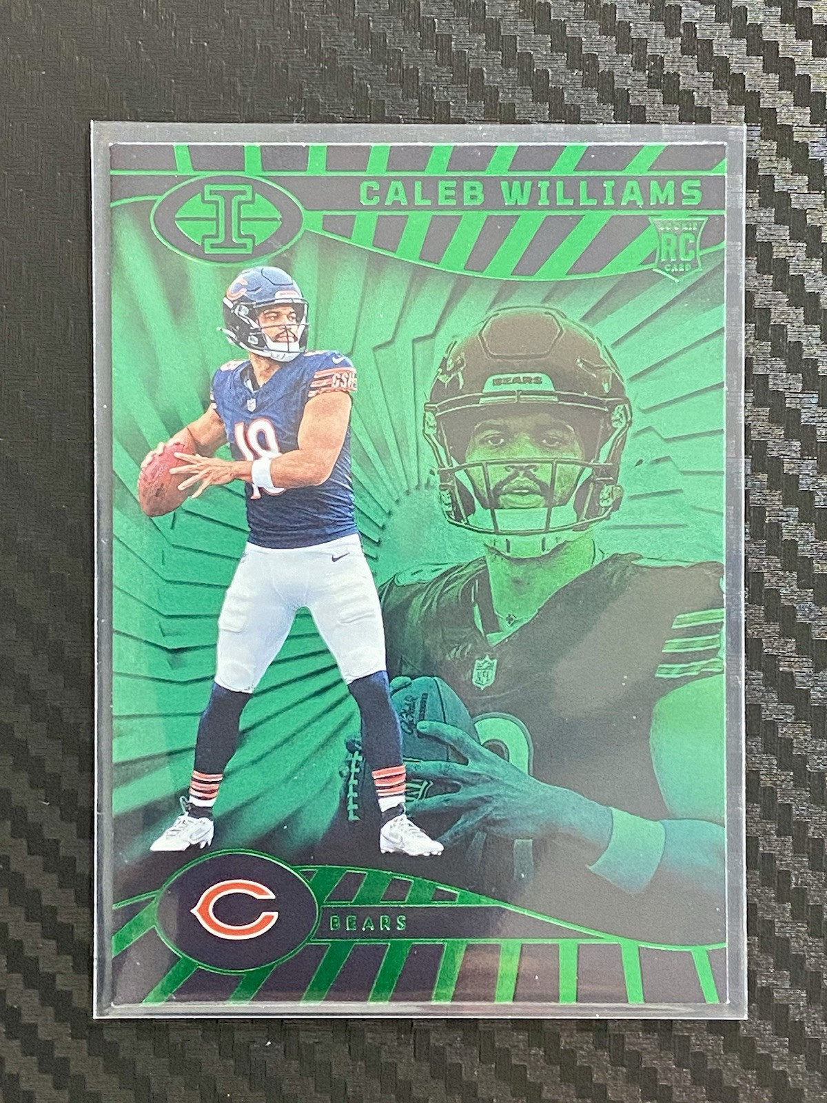 2024 Panini Illusions Caleb Williams #13 RC Emerald Bears