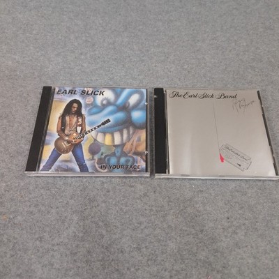 Earl Slick In Your Face & The Earl Slick Band CD Lot Metal Blade Rock Guitar