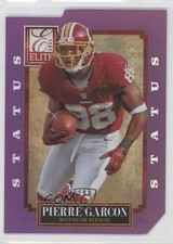 2013 Panini Elite Status Purple Die-Cut 7/88 Pierre Garcon #99 0f8