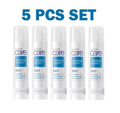 5 pcs set  Avon Lip Balm Lot Dry Lips Care Hydrating  3in1  4.5g