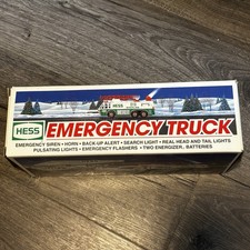 1996 HESS EMERGENCY TRUCK WITH LADDER IN ORIGINAL BOX