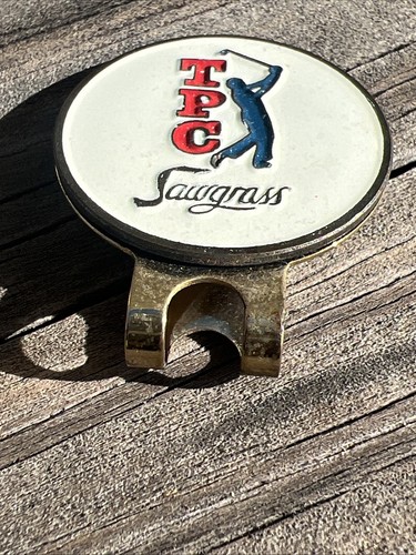 TPC SAWGRASS PONTE VEDRA BEACH, FLORIDA Hat Clip STYLE Ball Marker. VTG. - Picture 3 of 5