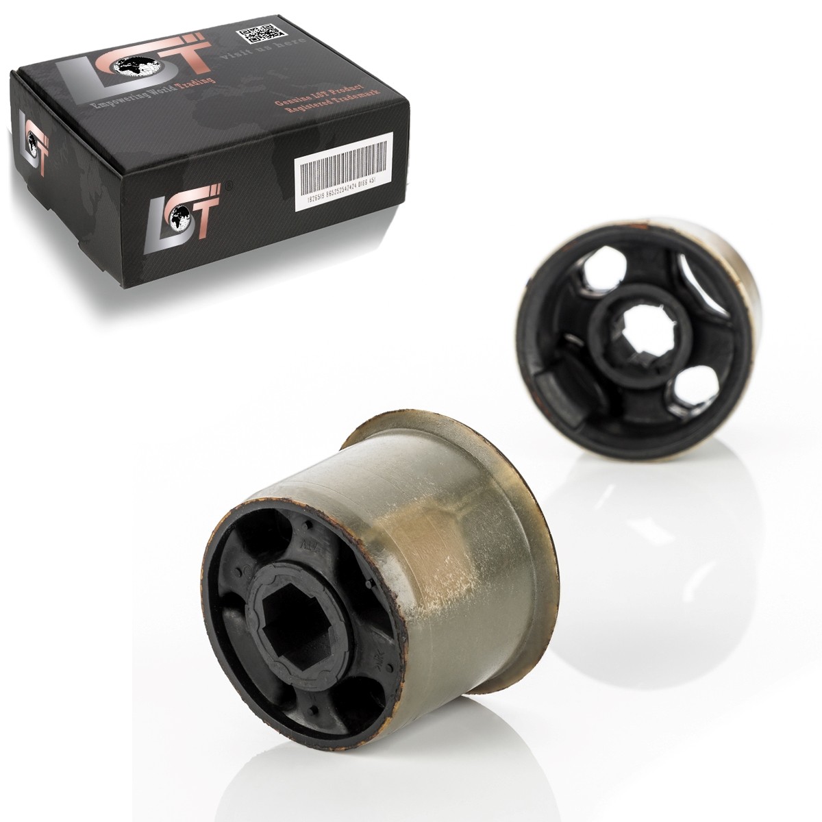 2x Control Arm Bushing Rubber Reinforced Front for AUDI Q3 8U