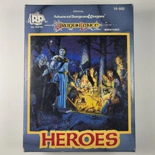 DragonLance Heroes Miniatures Box Set #10-502 Advanced Dungeons & Dragons (AD&D)