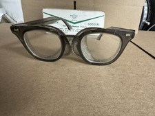 Vintage Cat Eye Looking Movie Prop saftey Glasses Pulmosan Stops Rare Retro