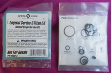 AQUA LUNG LEGEND SERIES & TITAN LX SECOND STAGE SERVICE KIT - NEW OLD STOCK!