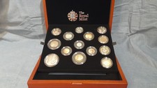 Royal Mint 2018 Premium Proof Coin Set in Display Case with COA