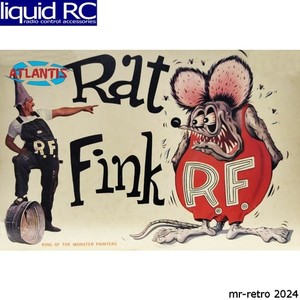 Modèles Atlantis H1305 1/25 Ed Roth Kit de modèle en plastique de rinçage de rat