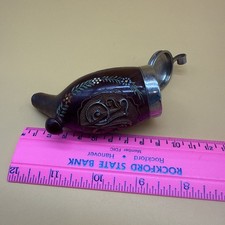 Antica pipa tedesca Briar Bruyere Guarante pipa tascabile bella mai usata