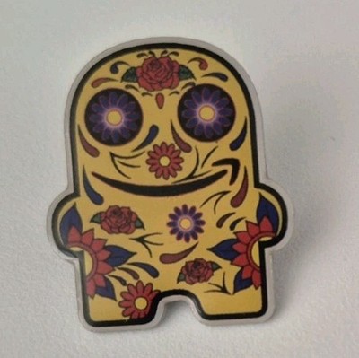 Amazon Peccy Dia De Los Muertos Yellow Pin NEW Official Latin Cultural Mascot