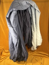 Queen Solid Gray Cotton Duvet Cover Button Closure Machine Washable 90x90