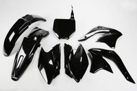 Kawasaki KXF 450 2008 Ufo Plast Verkleidung Kunststoff Kit Schwarz