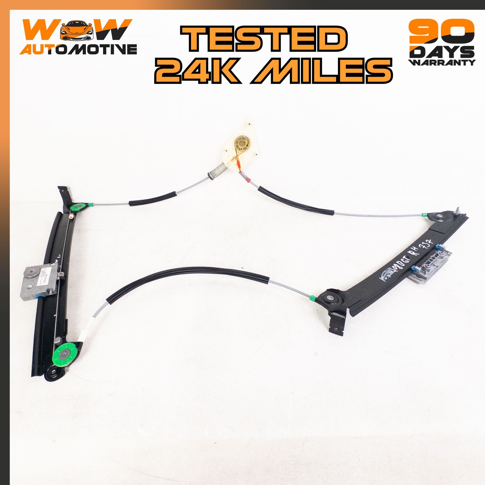 04-10 BENTLEY CONTINENTAL GTC FRONT RIGHT PASENGER SIDE DOOR WINDOW REGULATOR OE