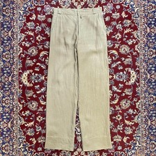 USED 90S ISTANTE PURE LINEN WIDE TROUSERS GOOD