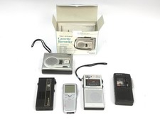 Lot of 5 Portable Voice Recorders