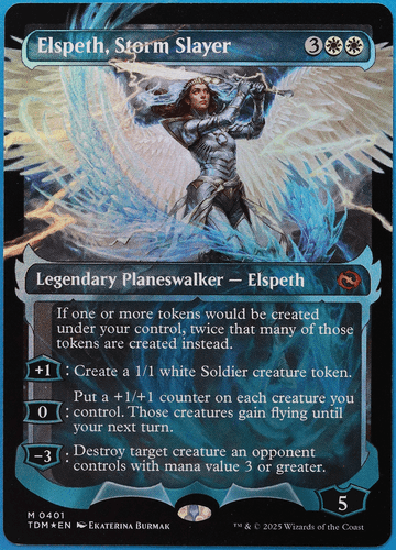 Elspeth, Storm Slayer (Showcase 401) FOIL Tarkir: Dragonstorm NM (507112) - Picture 1 of 2