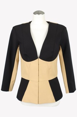 Elisabetta Franchi Damen Blazer Gr. 36 (IT 42) Mehrfarbig Blazer Businessjacke