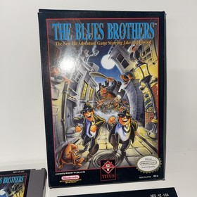 sigillo ovale The Blues Brothers completo di scatola nintendo nes CIB MINT completo