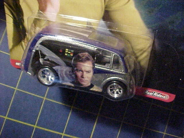 HOT WHEELS　ミニカー　スター・トレック　スールー　リアルライダーズ 1/64 HOT WHEELS STAR TREK CAPTAIN KIRK QUICK D-LIVERY! NIP REAL