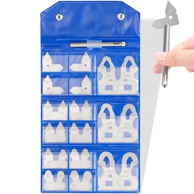 3602-5025 Radius Gauge Set, 26-Piece, 0.010'' to 0.500'' Gauges with Holder - Photo 1/4